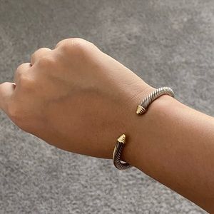 David Yurman Cable Classics Bracelet with 14K Gold, 5mm